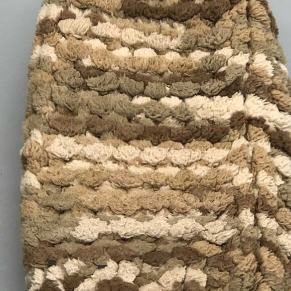 Kids Handmade Knitted Camo Slippers soft 6.6" long READ - Picture 9 of 10